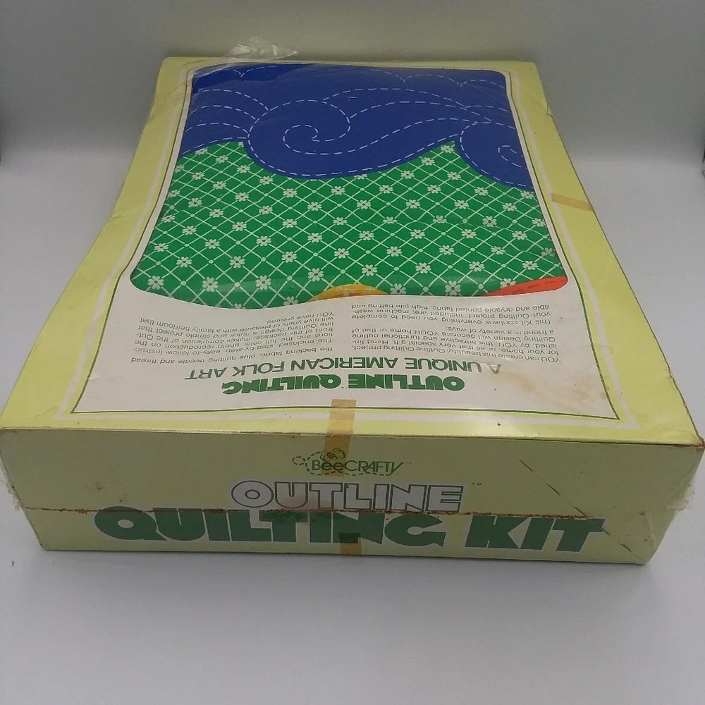 Vintage Bee Crafty Happy Ark Crib Quilt Kit  36 x‎ 45 Wall Hanging Decor USA NOS